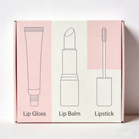 Caja de Cartón Ecológica y Reciclable para Brillo Labial, Bálsamo Labial, Cuidado de la Piel, Lápiz Labial, Brillo Labial, Empaque Cosmético de Papel Personalizado