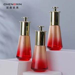 Бутылка для косметического эфирного масла со скрытым насосом, роскошный распылитель, 10 мл, 30 мл, 50 мл, коробка для бутылок, упаковка пластиковых колпачков - Product Image 1