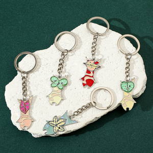 Lindo Llavero Metálico de Personajes del Bosque, Set de Llaveros Esmaltados de <span class=keywords><strong>Korok</strong></span> y Majora's Mask, Anillo de Llaves de Personajes de Juego para Fans - Product Image 4