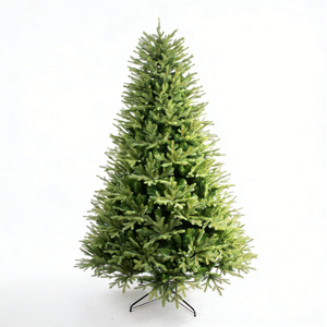 Sapin de <span class=keywords><strong>Noël</strong></span> Artificiel de Luxe en PE et PVC avec Pointes Mixtes, Fonction Minuterie, Base Métallique, Idéal pour la Décoration Intérieure - Product Image 1
