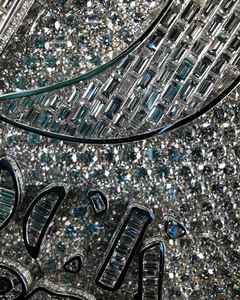 สร้อยคอจี้ฮิปฮอปแบบสั่งทำพิเศษ ประดับเพชรโมอิสซาไนต์คุณภาพสูง สี D ระดับ VVS ดีไซน์ทันสมัย สำหรับผู้ชาย เหมาะสำหรับงานปาร์ตี้ - Product Image 4