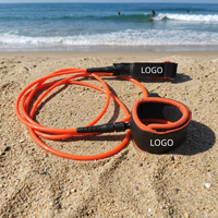 Laisse de surf double pivotante personnalisée en TPU de qualité supérieure pour le surf, le bodyboard et la planche à pagaie – Vente en gros