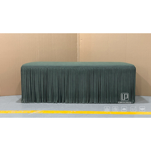 High End Special Design Luxury Console Green Fabric Rectangle Restaurant <b>Tables</b> <b>Coffee</b> <b>Table</b> for Living Room Green Fabric <b>Tables</b> - Product Image 3