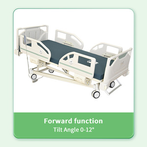<span class=keywords><strong>Lit</strong></span> médicalisé multifonctionnel motorisé à 5 mouvements avec télécommande pour personnes âgées paralysées et alitées - Product Image 5