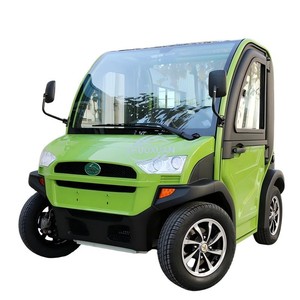 Voiture électrique miniature à faible vitesse entièrement fermée à 4 roues et 2 portes pour les déplacements urbains des adultes - Product Image 1