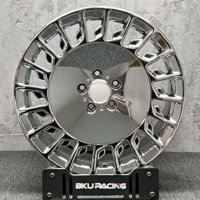 Velg Bku Forged 5x112 Custom 20 21 22 Inch Chrome Mewah untuk Mercedes Benz W222 W221 W211 W212 W204