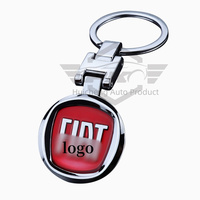 Llavero con Emblema Metálico para Autos Hyundai, Ford, Fiat, Seat, Mitsubishi, Peugeot, Mazda, Citroën, Chevrolet, Kia, Skoda, SAAB, ALFA ROMA