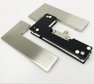 Gran oferta, accesorio de parche <span class=keywords><strong>L</strong></span> de acero inoxidable, accesorios de parche de Hardware de puerta de vidrio sin marco - Product Image 4