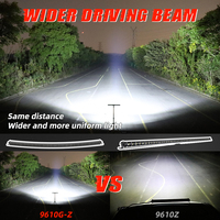 Lampu LED Bar Super Slim 38 44 50 Inch Melengkung Satu Baris untuk Jeep