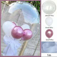 DAMAI Bobo Ball schwimmende Luftballons für Geburtstag Hochzeit & Silvester Dekor für Weihnachten & Neujahr Party Zeremonien