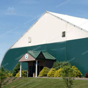 Tente d'exposition coupe-vent de chapiteau de courbe renforcée en aluminium de tissu de PVC de haute qualité pour des arènes de sports en plein air - Product Image 1