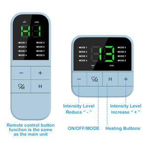 <span class=keywords><strong>Unit</strong></span>é thermique sans fil <span class=keywords><strong>TENS</strong></span>/Stimulateur musculaire EMS pour le soulagement des maux de dos Masseur rechargeable avec télécommande 20 intensités - Product Image 5