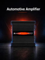 Amplificateur de voiture compact classe AB 2 canaux 60Wx2 RMS/180W Max avec activation automatique pour mise à niveau du caisson de basses
