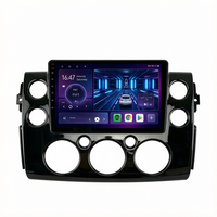 Radio Stereo Mobil Android 9 Inch dengan GPS Terintegrasi untuk TOYOTA FJ Cruiser 2006-2020, CarPlay, Android Auto, DSP, BT, WIFI, Pemutar Multimedia