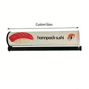 Tube cylindrique en papier biodégradable écologique de qualité alimentaire, recyclable, avec revêtement en aluminium, pour sushis, vente en gros - Product Image 2