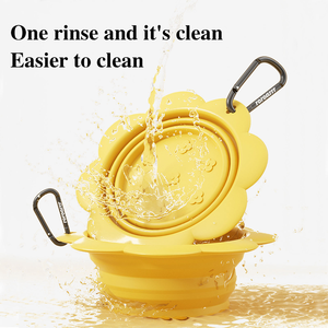 Nouveau bol <span class=keywords><strong>pour</strong></span> animaux de compagnie en silicone de qualité alimentaire pliable en forme de fleur, bol à eau portable <span class=keywords><strong>pour</strong></span> chien et chat en plein air, non toxique, inodore, fournitures <span class=keywords><strong>pour</strong></span> animaux de compagnie - Product Image 4
