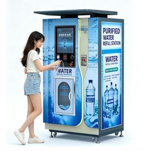 Máquina Expendedora de Agua de Alta Gama con Pago Móvil/Aceptación de Monedas/Billetes, Servicio 24h/7días, Autoservicio, Tipo <span class=keywords><strong>Cajero</strong></span> Automático - Product Image 4