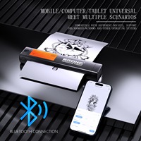 Impression HD 203dpi-Imprimante thermique à transfert de tatouage sans fil Bronc haute résolution Garantie 1 an Accessoire de maquillage permanent