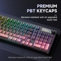 Clavier à membrane Furycube IP98, nouveau, 98 touches, USB-C, rétroéclairage RVB, bouton filaire détachable, pour jeux, bureau, utilisation sur ordinateur de bureau
