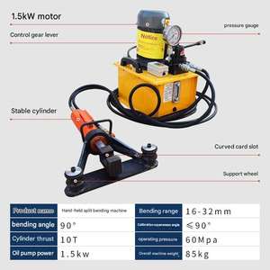 <span class=keywords><strong>Cintreuse</strong></span> <span class=keywords><strong>hydraulique</strong></span> portable robuste pour la construction en <span class=keywords><strong>béton</strong></span> armé – Équipement de cintrage de barres d'armature - Product Image 3