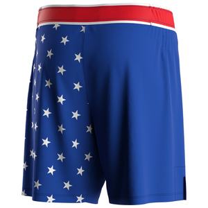 Pantalones Cortos Deportivos para Hombre US Nation Elite, Diseñados para el Movimiento, Tejido Transpirable y Diseño Inspirado en la Bandera Nacional - Product Image 3