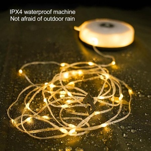 Guirnalda de Luces LED Recargables y Portátiles para Camping, Resistentes al Agua, para Jardín, Exteriores, Ambiente Festivo e Iluminación de Carpas - Product Image 4