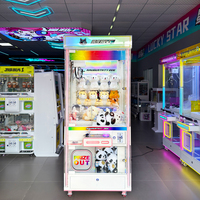 Machine à griffes transparente pour un joueur, distributeur de poupées à monnayeur avec plusieurs systèmes de paiement