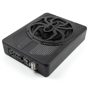 Altavoz para Auto de 10 Pulgadas, Subwoofer <span class=keywords><strong>Amplificado</strong></span> de 200W para Debajo del Asiento, Bajo Perfil, Ultra Delgado, con Control Remoto - Product Image 2
