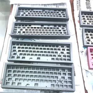غطاء لوحة المفاتيح الميكانيكية, لوحة المفاتيح الميكانيكية حالة لوحة المفاتيح لوحة الوزن أعلى أسفل التصنيع باستخدام الحاسب الآلي مخصصة الدقة الميكانيكية 304 الفولاذ المقاوم للصدأ
