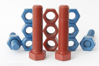 Vis à tête hexagonale en PTFE, vis en téflon résistantes aux produits chimiques pour tous les équipements de transformation alimentaire, de laboratoire et marins, M6-M20, tailles personnalisées