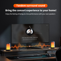 QERE HF22 Bass RGB Sound Cooler Sub Woofer, fabricant chinois, haut-parleur sans fil alimenté, étanche, avec WiFi, Bluetooth, Aux et contrôle par application