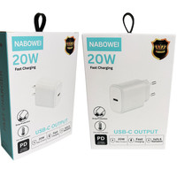 Chargeur USB-C PD 20W à succès – Prise UE/US – Adaptateur mural Type-C 20W pour Samsung et iPhone 18 17 6 15 PRO MAX