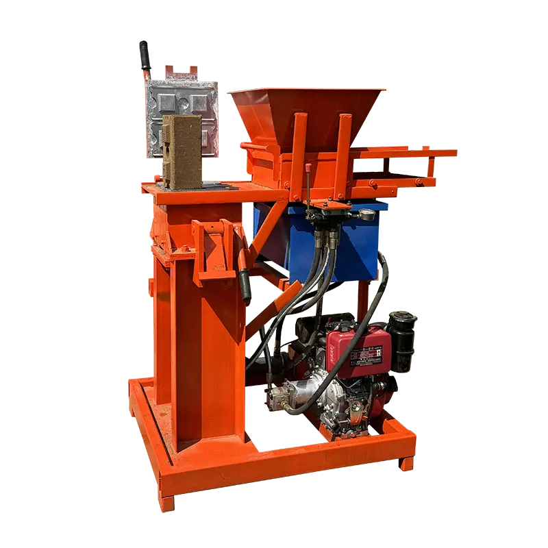 ماكينة صناعة لبنات الطوب بمحرك ديزل لكينيا
