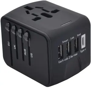 International Travel Adapter With Type C to USB 3.0 Adapter/Universal Travel Adapter