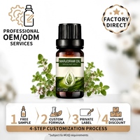 Huile Essentielle de Marjolaine Douce 100% Pure, Fraîche et Naturelle, Distillée à la Vapeur, Qualité Supérieure, 10ml, Marque Blanche, pour Diffuseur et Soins de la Peau