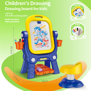 Penjualan terlaris 2025 mainan papan gambar 2 in 1 edukasi berdiri DIY Magnet dapat dihapus mainan papan gambar dua sisi - Product Image 5