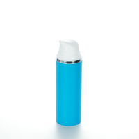 Flacon pompe sans air en plastique blanc de luxe pour lotion et sérum, 15 ml et 30 ml