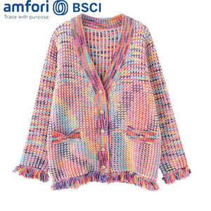 Maglioni colorati <span class=keywords><strong>con</strong></span> nappine intrecciate firmati da <span class=keywords><strong>donna</strong></span> <span class=keywords><strong>maglione</strong></span> intrecciato di alta qualità Sviter Sueter Kazak Sviter <span class=keywords><strong>maglione</strong></span> personalizzato - Product Image 4