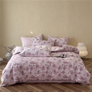 Двухслойная пряжа, комплект из семи предметов, 100% чистый хлопок, жаккардовый пододеяльник, простыня, шерсть, качество, водостойкий легкий роскошный - Product Image 5