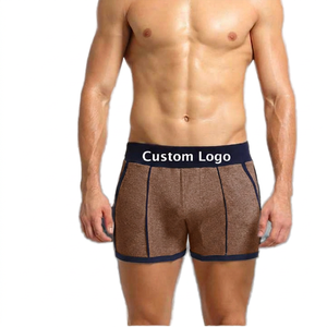 Boxers classiques gris pour hommes avec grande poche frontale, personnalisables - Product Image 2