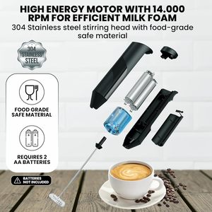 Mousseur à lait électrique automatique 2026, le plus vendu, en stock - Product Image 2