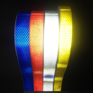 Tùy chỉnh 1 cm PVC Băng phản chiếu cho xe tải an toàn khả năng hiển thị cao <span class=keywords><strong>Micro</strong></span> lăng trụ dính có thể in băng phản chiếu - Product Image 6