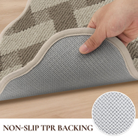 Tapis de sol de cuisine lavables et antidérapants, épais et résistants aux taches, pour couloirs, entrées et buanderies