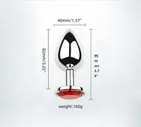 Nouveaux jouets sexuels anaux en métal, plug anal en acier inoxydable, massage de la prostate, jeu SM pour femmes et hommes, produits pour adultes, jouets sexy