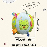 Nouveau produit transfrontalier : balle en peluche sonore et colorée pour l'entraînement des animaux de compagnie, jouet pour chien, fournitures pour animaux, en stock