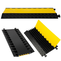 1 2 3 4 5 fentes en caoutchouc pvc pour fils ralentisseur rampe de câble housse de protection robuste tuyau rail protecteur correcteur pont