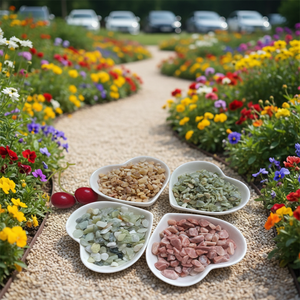 Ciottoli di Fiume Naturali Colorati e Lisci, Ghiaia e Pietrisco Frantumato per Giardino, Cortile, Vialetti, Pietra Decorativa, Materiale per Paesaggistica - Product Image 3