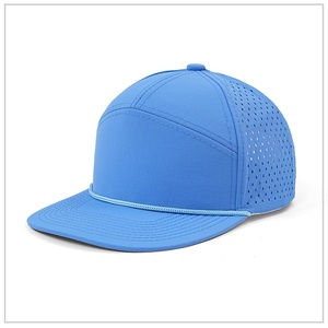 Gorra <span class=keywords><strong>de</strong></span> Béisbol para Hombre, <span class=keywords><strong>de</strong></span> 7 Paneles, con Visera Plana, Impermeable, <span class=keywords><strong>de</strong></span> Secado Rápido, con Cuerda, Transpirable, con Corte Láser, para Montañismo al Aire Libre - Product Image 2
