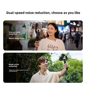 ميكروفون لافالير لاسلكي ديناميكي Mengma Lark M2 خفيف الوزن مع زر مخفي ومكثف لتقليل الضوضاء واتجاهي متعدد - Product Image 3