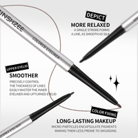 Grosir pensil bulu mata pensil MINSHZEE, tahan air dan tahan keringat, pena Gel Eyeliner persisten